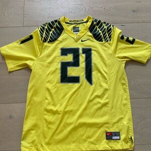Nike Men's Yellow and Black Jersey